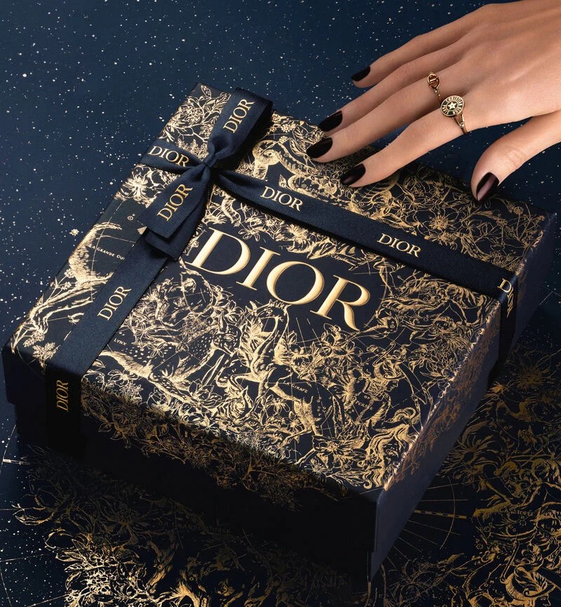 Luxury presentation box with cold foil detail